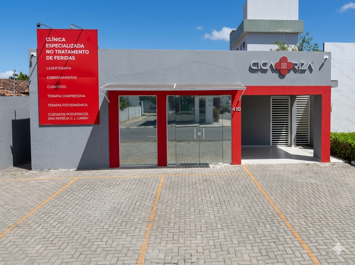 Fachada da unidade Cicatriza em Caruaru - PE